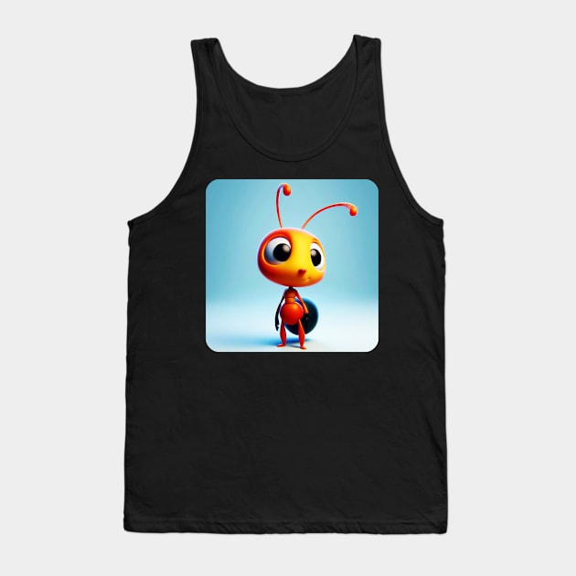 Animals, Insects and Birds - Ant #7 Tank Top by The Black Panther